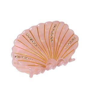 Everything But Water Pink Shell Claw Clip